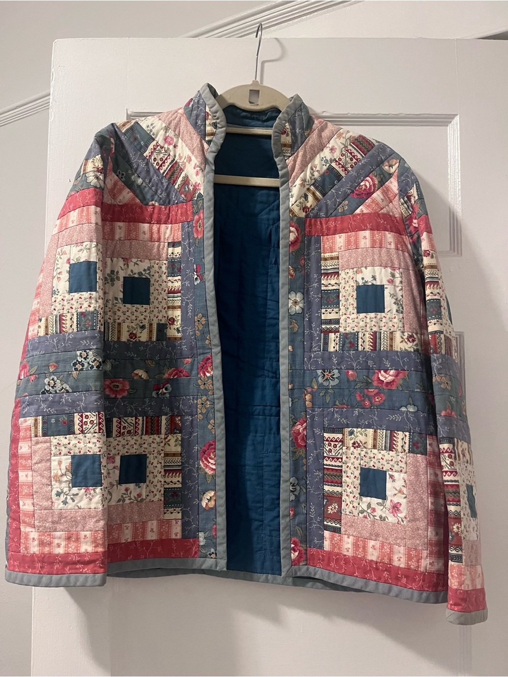 STUNNING One-Of-A-Kind Handmade Vintage Patchwork Chore Coat 💐